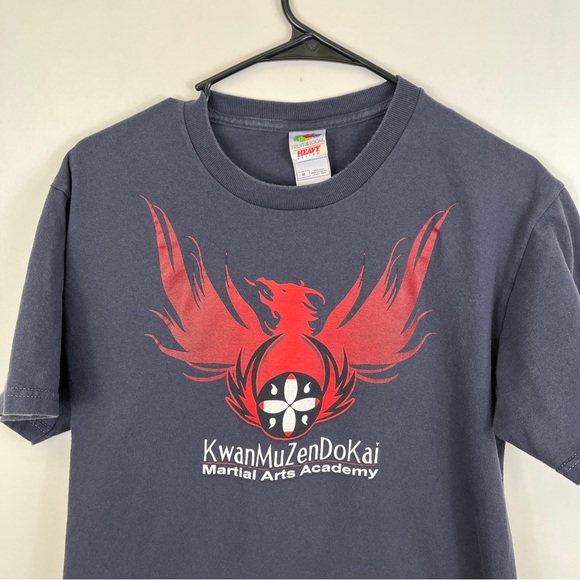 Vintage Martial Arts Tshirt KwanMuZenDoKai Martial Arts Academy Karate Akron med - Picture 6 of 9